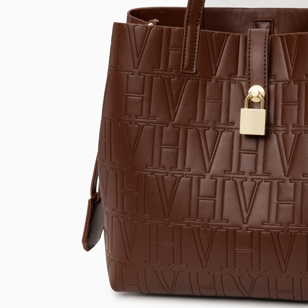 VH Embossed Shoulder Bag - Image 2